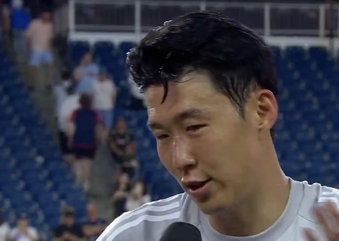 孙兴慜:我享受在洛杉矶FC的每一刻;客场赢球的感觉更加美妙